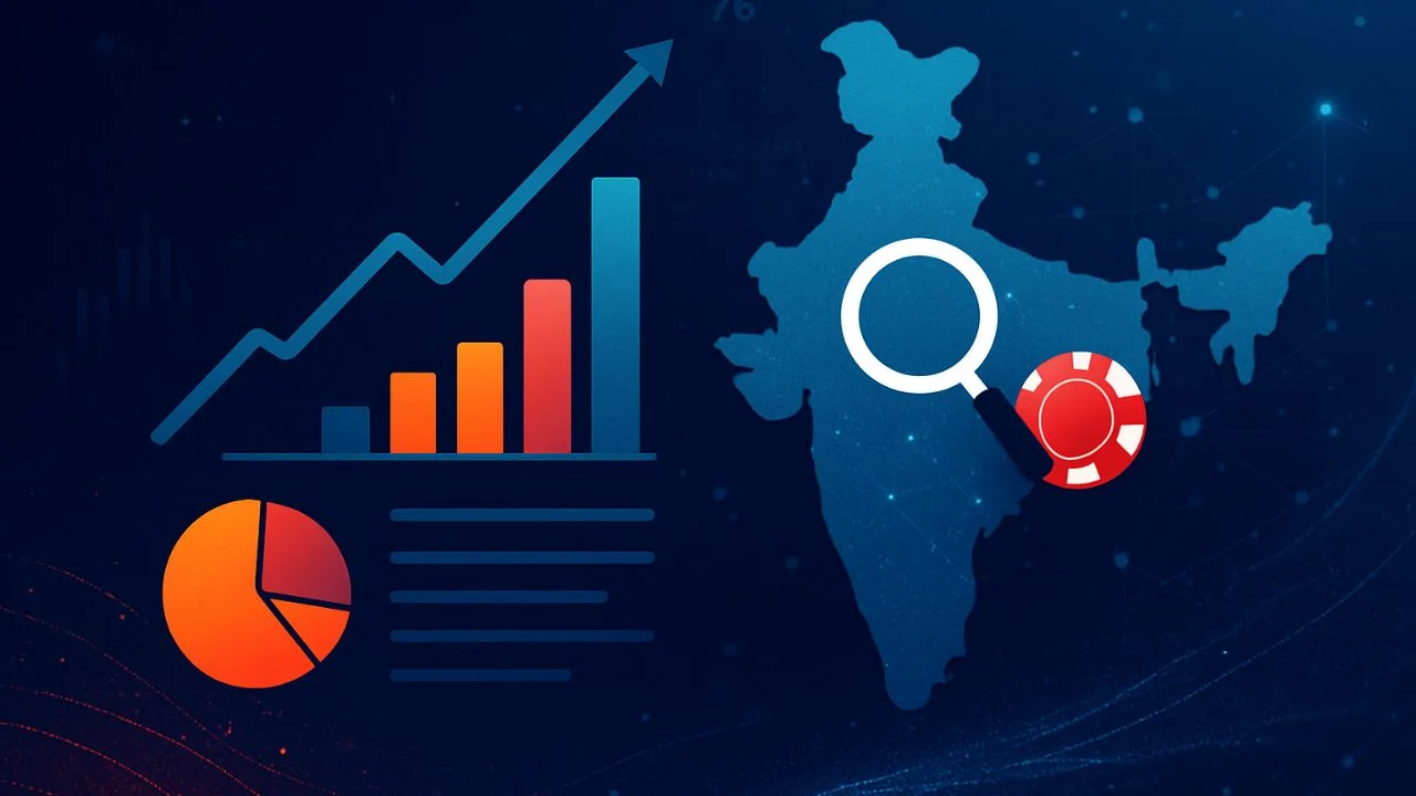 Online gaming search trends in India for 2025
